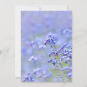 Spring Garden Party Katze Lavendel Individuelle Ei Einladung (Rückseite)