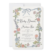 Spring Garden Party Pastel Floral Baby Dusche