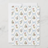 Spring Garden Party Pastel Floral Baby Sprinkle (Rückseite)