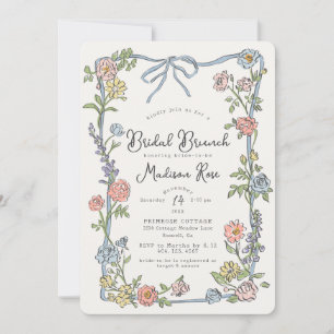 Spring Garden Party Pastel Floral Bridal Brunch