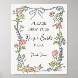 Spring Garden Party Pastel Floral Entdecken Sie da Poster