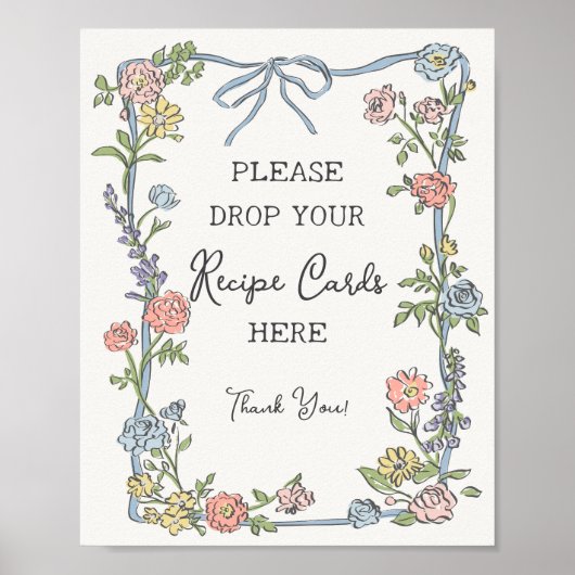 Spring Garden Party Pastel Floral Entdecken Sie da Poster (Vorne)