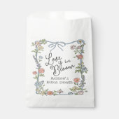 Spring Garden Party Pastell Brautparty Geschenktütchen (Vorderseite)
