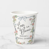 Spring Garden Party Pastell Brautparty Pappbecher (Vorderseite)