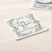 Spring Garden Party Pastell Brautparty Rechteckiger Pappuntersetzer (angewinkelt)