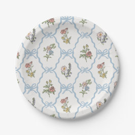 Spring Garden Party Pastell Floral Coquette Pappteller
