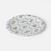 Spring Garden Party Pastell Floral Coquette Pappteller (Schrägansicht)