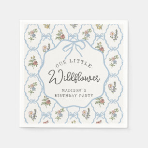 Spring Garden Party Pastell Floral Geburtstagspart Serviette