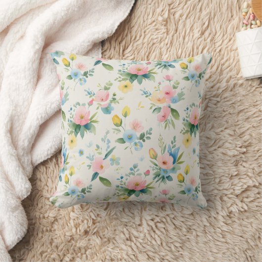 spring garden pastel florals kissen (Decke)