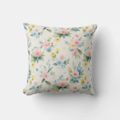 spring garden pastel florals kissen (Vorderseite)