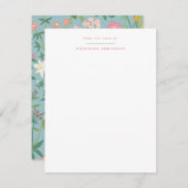 Spring Garden Personal Stationery Mitteilungskarte (Vorne/Hinten)