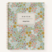 Spring Garden Personalisiert Notebook Notizblock (Vorderseite)