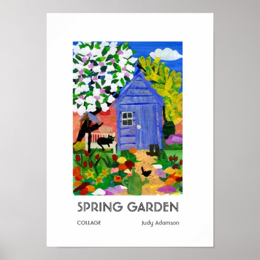 'Spring Garden' Poster Print (Vorne)