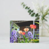 SPRING GARDEN POSTKARTE (Stehend Vorderseite)