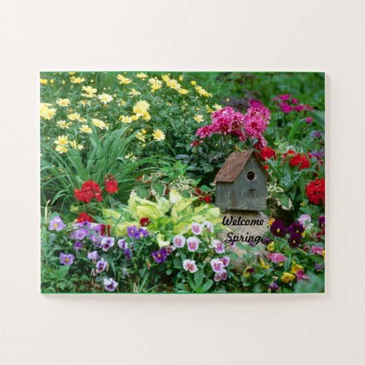 Spring Garden Puzzle Geschenk für Oma Easy (Horizontal)