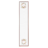 Spring Garden sign Medium Table Runner Kurzer Tischläufer (Vorderseite)