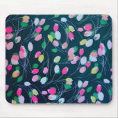 Spring Garden Tulip Blume Wasserfarben Mousepad (Vorne)