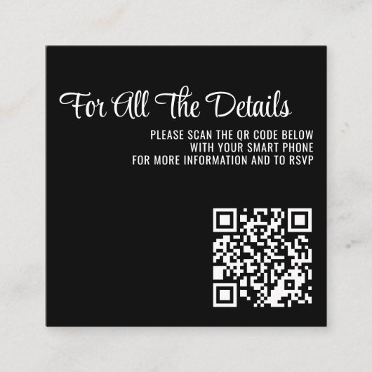 Spring Garden Wedding Begleitkarte (Vorderseite)