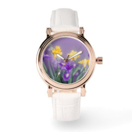 Spring Garden Whisper Floral Armbanduhr