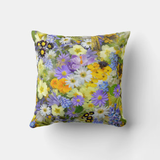 Spring Garden Wildblume Blumenmuster Pill Kissen