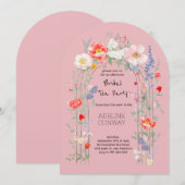 Spring Gate Garden Brautparty Celebration Einladung (Vorne/Hinten)