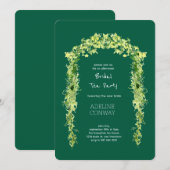 Spring Gate Garden Brautparty Celebration Einladung (Vorne/Hinten)