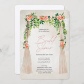 Spring Gate Garden Bridal Shower Celebration Einladung (Vorne/Hinten)