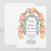 Spring Gate Garden Bridal Shower Celebration Einladung (Vorne/Hinten)