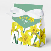 Spring Gelbe Daffodien Kunst Dankeschön Geschenk Geschenkschachtel (Vorderseite)