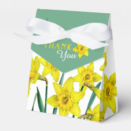 Spring Gelbe Daffodien Kunst Dankeschön Geschenk Geschenkschachtel