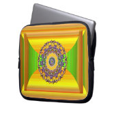 Spring Gem Mandala Laptopschutzhülle (Vorderseite Links)
