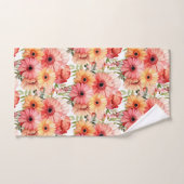 Spring Gerbera Daisy Daisies Blume Handtuch Set (Handtuch)