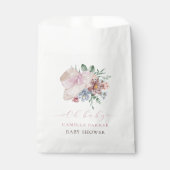 Spring Girl Garden Hat Baby Dusche Begrüßungszeich Geschenktütchen (Vorderseite)