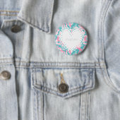 Spring Girly Camouflage personalisieren Button (Beispiel)