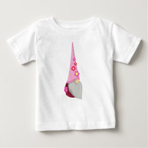Spring Gnome, Garden Gnome, Niedliches Gnome, Blum Baby T-shirt