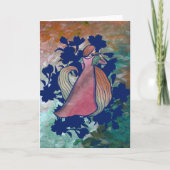 Spring Goddess Butterfly Art Karte (Vorderseite)