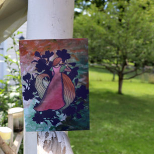 Spring Goddess Butterfly Kunstkarte Karte