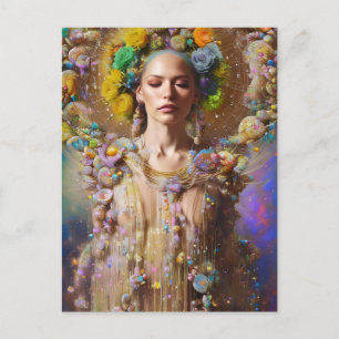 Spring Goddess Postcard Postkarte