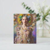 Spring Goddess Postcard Postkarte (Stehend Vorderseite)