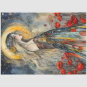 SPRING GODESS DECOUPAGE TISSUPAPIER SEIDENPAPIER (Vorderseite)