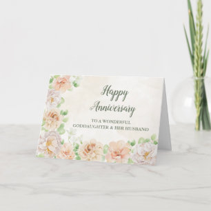 Spring Godtochter Ihr Ehemännchen Hochzeitstag Karte