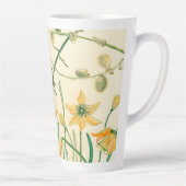 Spring Goldfinch Latte Tasse (Rechts)