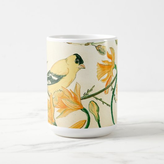 Spring Goldfinch-Tasse Kaffeetasse (Mittel)