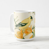 Spring Goldfinch-Tasse Kaffeetasse (Vorderseite Links)