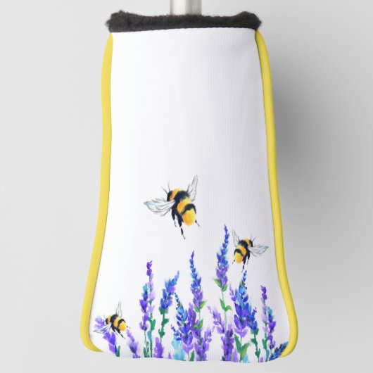 Spring Golf Head Cover Blume und Bienen Headcover (Rotieren 90)