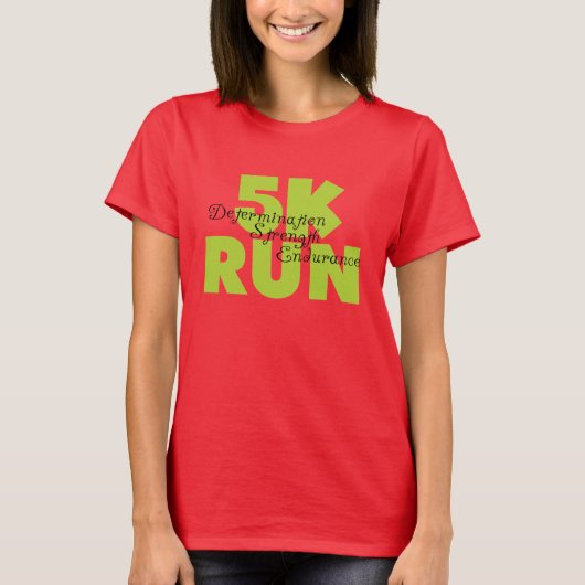Spring Green 5K Run T-Shirt (Vorderseite)