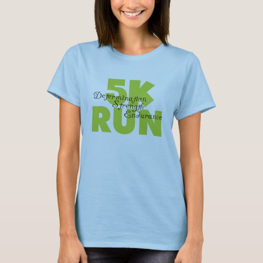 Spring Green 5K Run T-Shirt (Vorderseite)