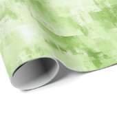 Spring Green Abstrakt Geschenkpapier (Rolleneckpunkt)