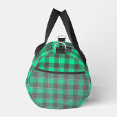 Spring Green and Finlandia Black Plaid Duffle Bag (Rechts)