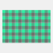 Spring Green and Finlandia Plaid Geschenkpapier Set (Vorderseite 2)